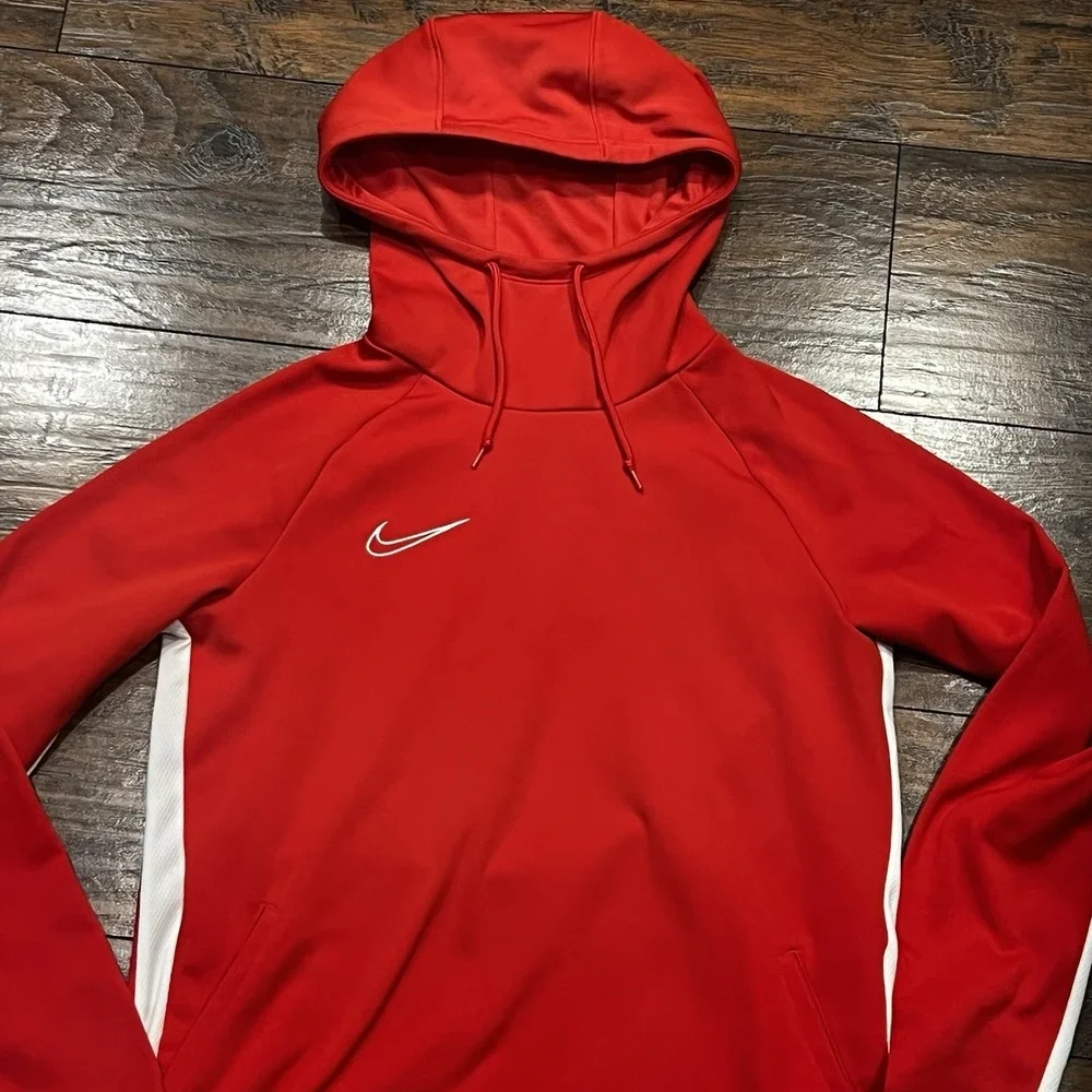 Nike Dri Fit‎ Hoodie, Kangaroo Pouch, Red, Athletic Sports, Women's Size Small
